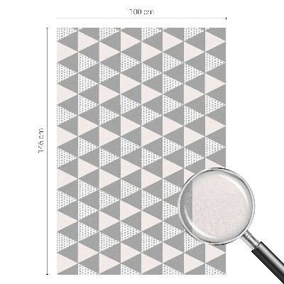 Neprůhledná fólie na sklo dveří Moderní geometrie