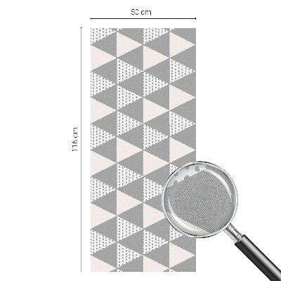 Neprůhledná fólie na sklo dveří Moderní geometrie