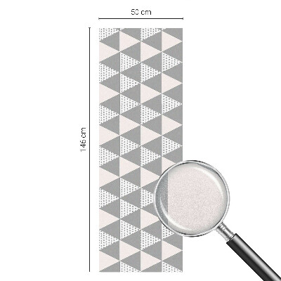 Neprůhledná fólie na sklo dveří Moderní geometrie