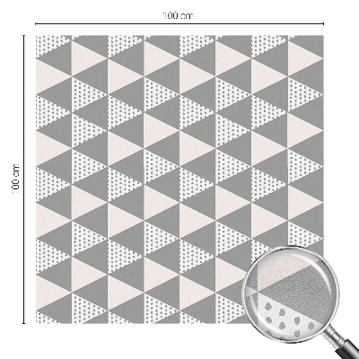 Neprůhledná fólie na sklo dveří Moderní geometrie