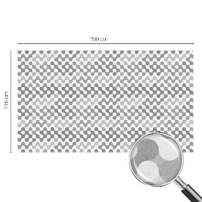 Privátní fólie na okno vitráž Geometrie vln