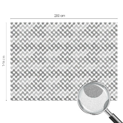 Privátní fólie na okno vitráž Geometrie vln