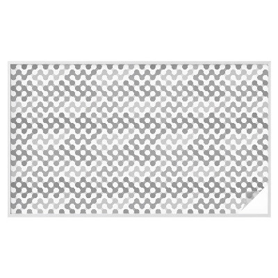 Privátní fólie na okno vitráž Geometrie vln