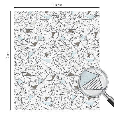 Neprůhledná fólie na sklo dveří Abstraktní tvary