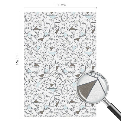 Neprůhledná fólie na sklo dveří Abstraktní tvary