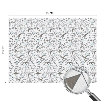 Neprůhledná fólie na sklo dveří Abstraktní tvary