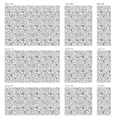 Neprůhledná fólie na sklo dveří Abstraktní tvary