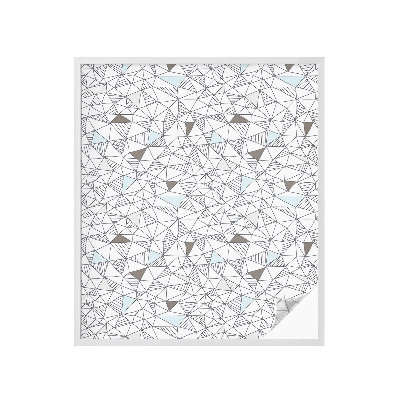 Neprůhledná fólie na sklo dveří Abstraktní tvary