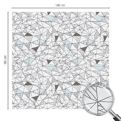 Neprůhledná fólie na sklo dveří Abstraktní tvary