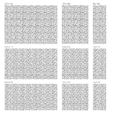 Dekorativní mléčná fólie na sklo Abstraktní klikaté čáry