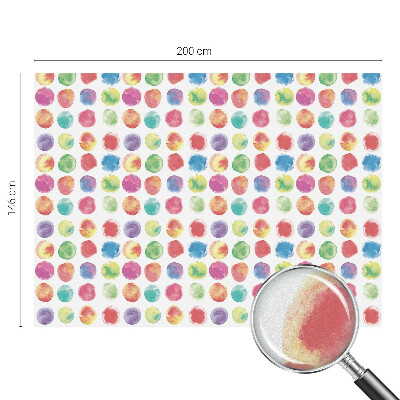 Zatmavovací fólie na okna Barevné kruhy