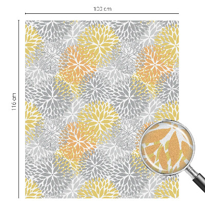 Zatmavovací fólie na okna Barevné květiny