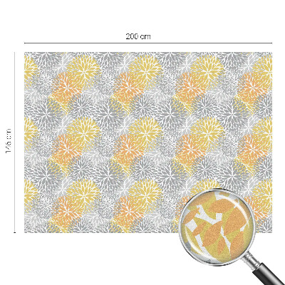 Zatmavovací fólie na okna Barevné květiny