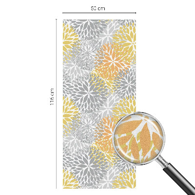 Zatmavovací fólie na okna Barevné květiny