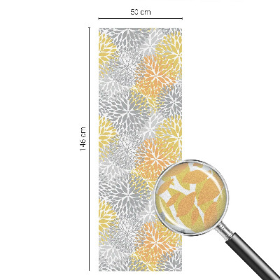 Zatmavovací fólie na okna Barevné květiny