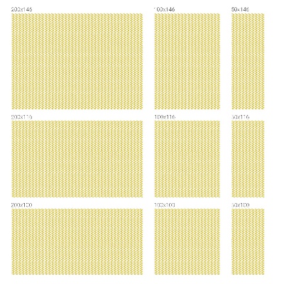 Privátní fólie na okno vitráž Žluté klikaté čáry