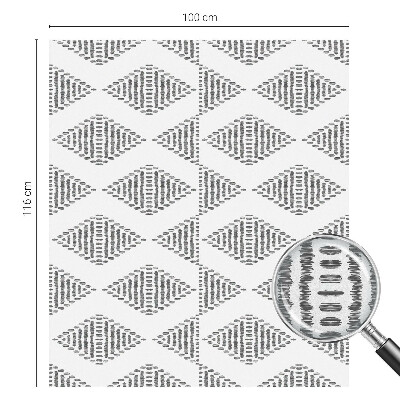 Neprůhledná fólie na sklo dveří Geometrické diamanty