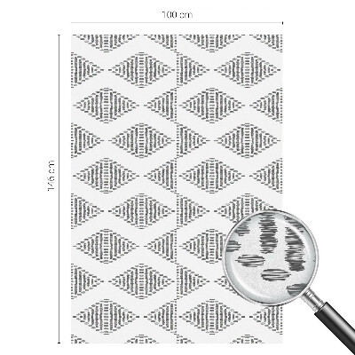 Neprůhledná fólie na sklo dveří Geometrické diamanty