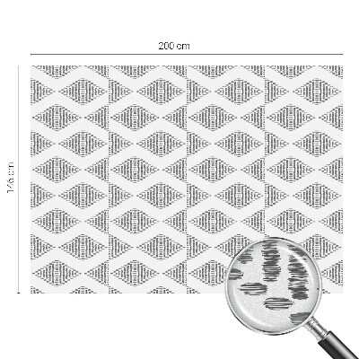 Neprůhledná fólie na sklo dveří Geometrické diamanty