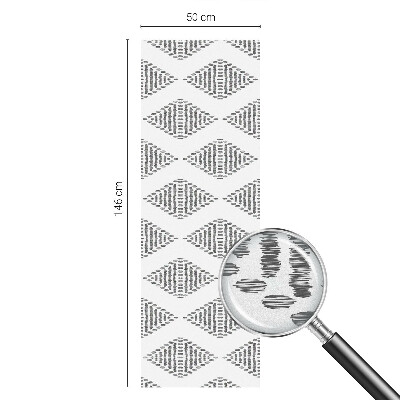 Neprůhledná fólie na sklo dveří Geometrické diamanty