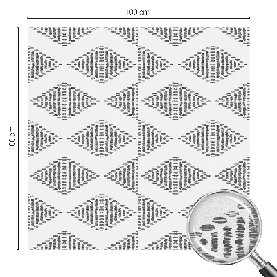 Neprůhledná fólie na sklo dveří Geometrické diamanty