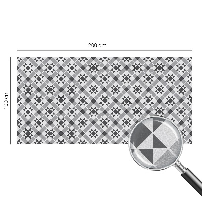 Dekorativní mléčná fólie na sklo Geometrické vzory