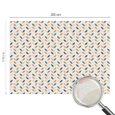 Protisluneční fólie na okna Vzor listů