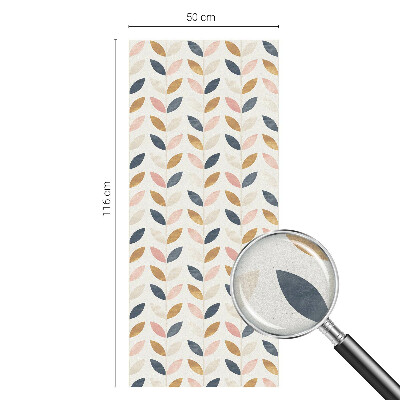 Protisluneční fólie na okna Vzor listů