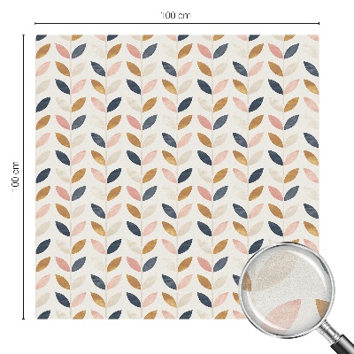 Protisluneční fólie na okna Vzor listů