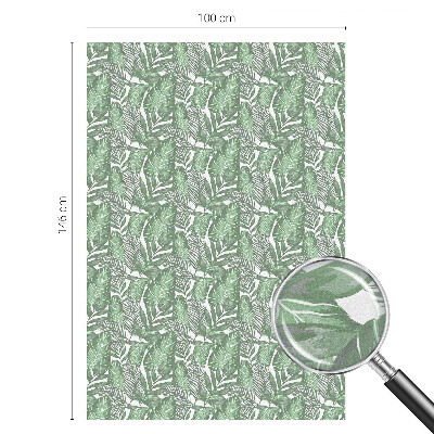 Privátní fólie na okno vitráž Zelená harmonie