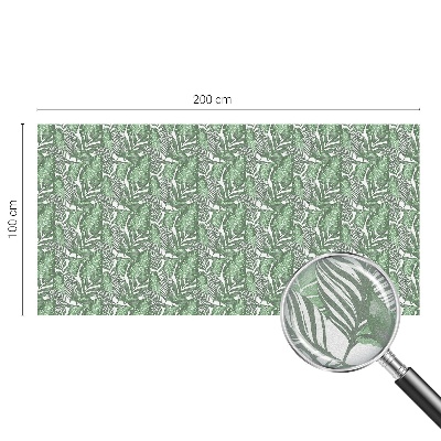 Privátní fólie na okno vitráž Zelená harmonie