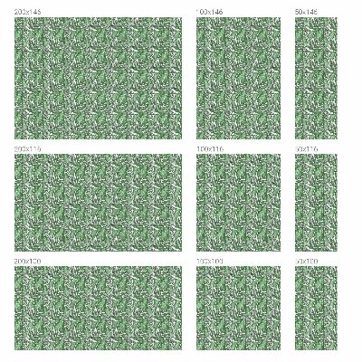 Privátní fólie na okno vitráž Zelená harmonie