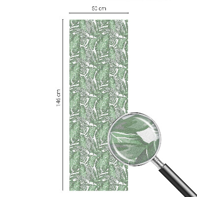 Privátní fólie na okno vitráž Zelená harmonie