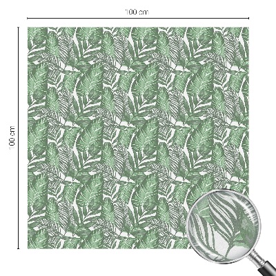 Privátní fólie na okno vitráž Zelená harmonie