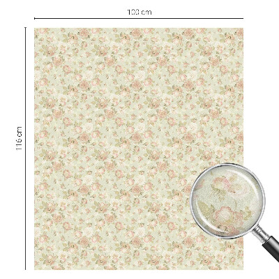 Protisluneční fólie na okna Květinová elegance