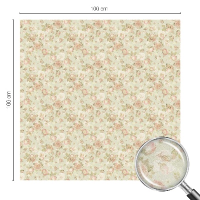 Protisluneční fólie na okna Květinová elegance