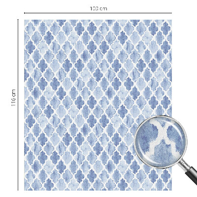 Privátní fólie na okno vitráž Akvarelová elegance