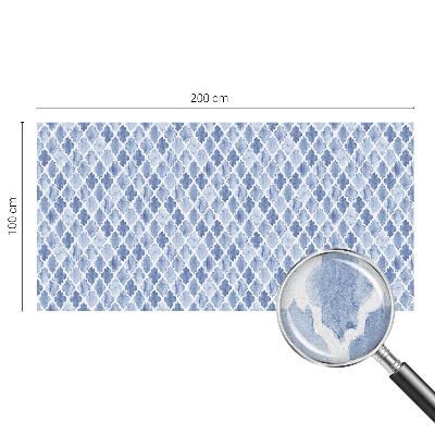 Privátní fólie na okno vitráž Akvarelová elegance