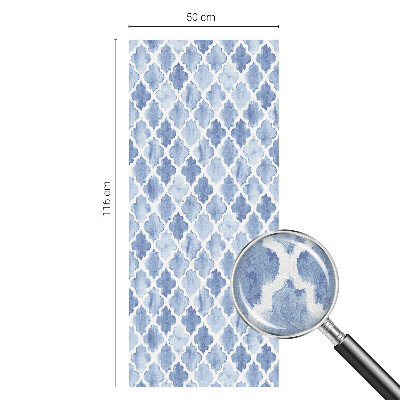 Privátní fólie na okno vitráž Akvarelová elegance