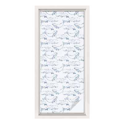 Dekorativní mléčná fólie na sklo Mořské inspirace