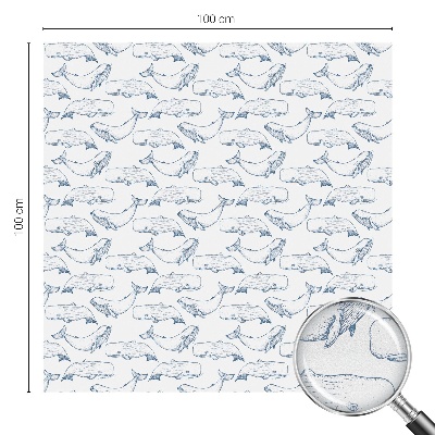 Dekorativní mléčná fólie na sklo Mořské inspirace