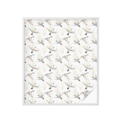 Dekorativní mléčná fólie na sklo Ptáci přírody