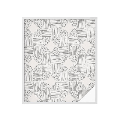 Neprůhledná fólie na sklo dveří Mírová symetrie