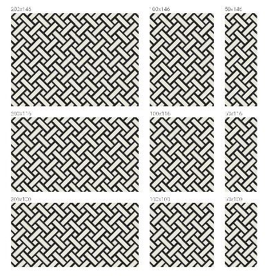 Dekorativní mléčná fólie na sklo Prokládané obdélníky