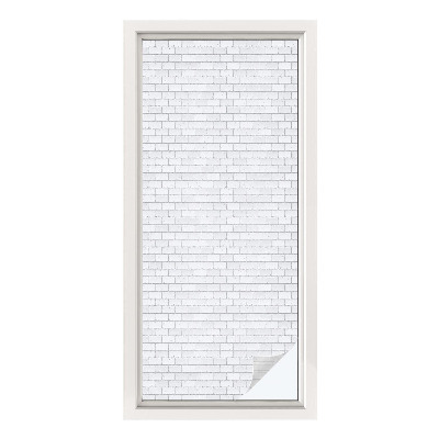 Protisluneční fólie na okna Cihlová textura