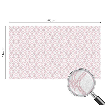 Privátní fólie na okno vitráž Růžové čáry