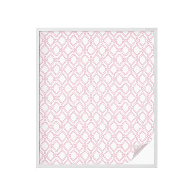 Privátní fólie na okno vitráž Růžové čáry