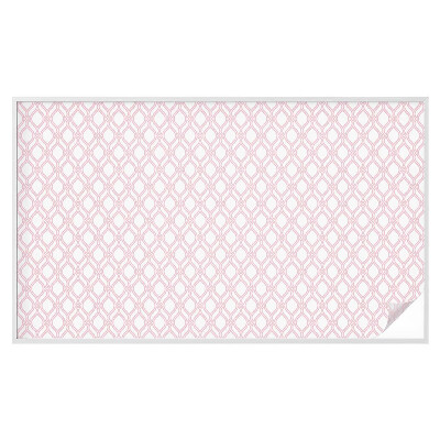 Privátní fólie na okno vitráž Růžové čáry