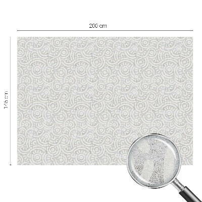 Dekorativní mléčná fólie na sklo Geometrická abstrakce