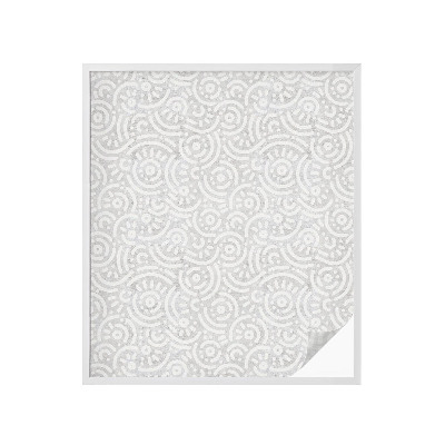 Dekorativní mléčná fólie na sklo Geometrická abstrakce